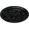 Ekena Millwork Baile Ceiling Medallion (Fits Canopies up to 3 1/4"), Hand-Painted Jet Black, 20"OD x 1 5/8"P CM20BLBLF - alternate 5
